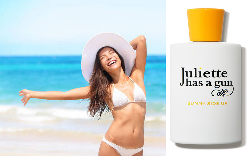 На фото женские духи Sunny Side Up от Juliette has a gun