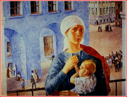 Кузьма Петров-Водкин. 1918 год в Петрограде, 1920. Москва, ГТГ