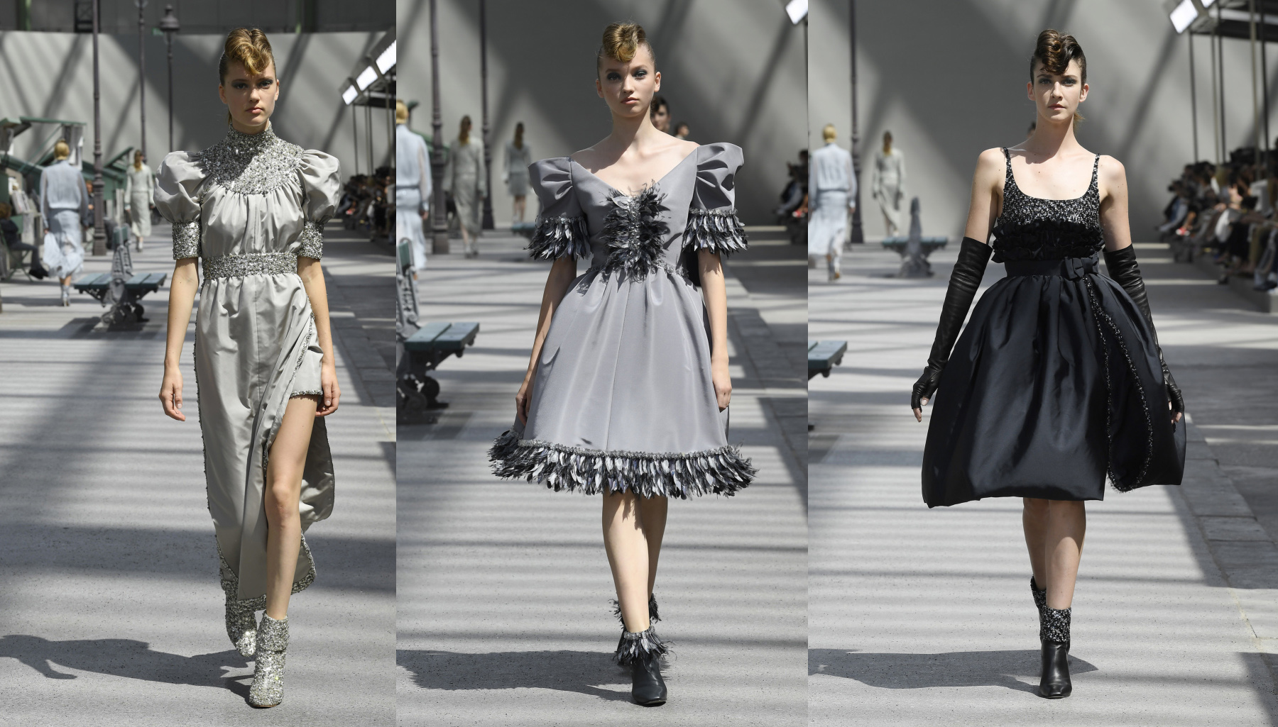 Карл Лагерфельд представил вечерние платья фото в коллекции Chanel Couture Fall на осень 2018