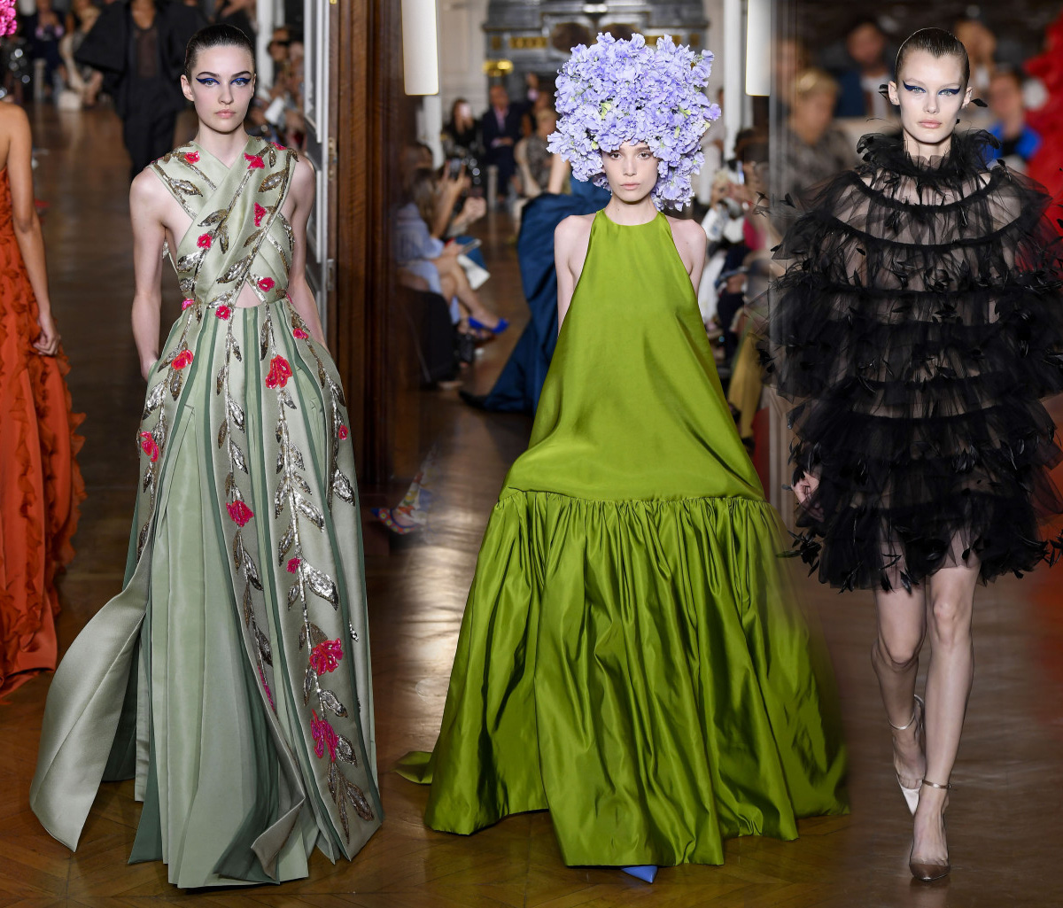 Фото Вечерние платья Валентино из коллекции Valentino Fall Couture 2018 на осень 2019