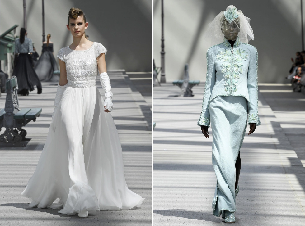 Карл Лагерфельд представил вечерние платья фото в коллекции Chanel Couture Fall на осень 2018