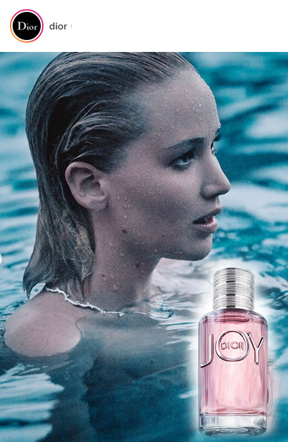 Дженнифер Лоуренс и Диор новинка духи Joy by Dior