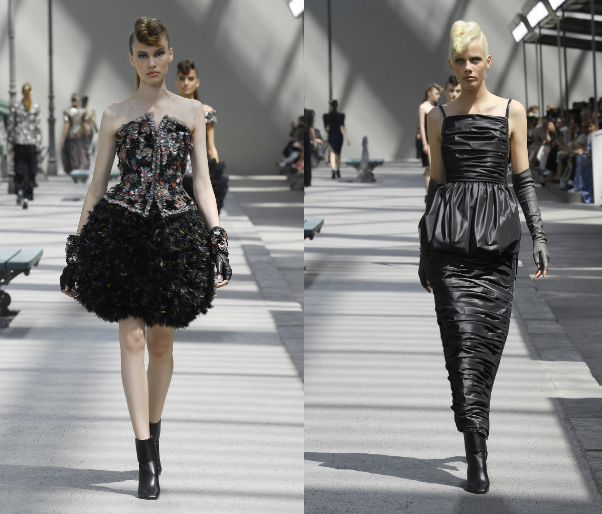 Карл Лагерфельд представил вечерние платья фото в коллекции Chanel Couture Fall на осень 2018