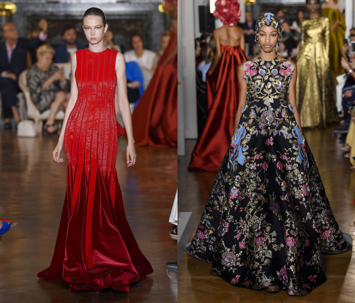 Фото Вечерние платья Валентино из коллекции Valentino Fall Couture 2018 на осень 2019