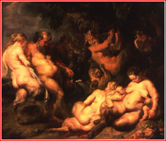 Рубенс Питер Пауль. Вакханалия. Ок. 1615. Холст, переведена с дерева, Масло