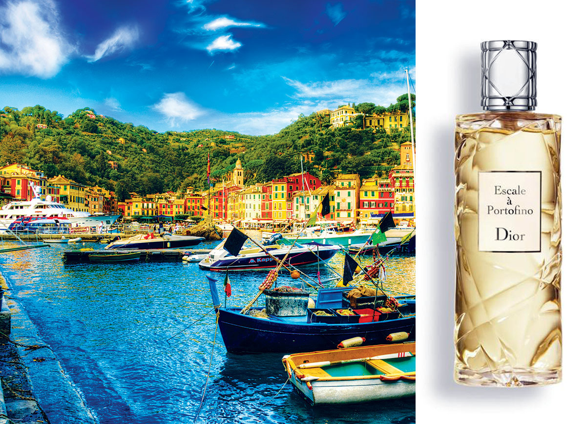 На фото туалетная вода Escale à Portofino от Dior
