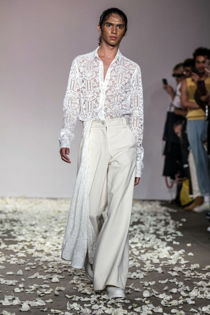 Мужская одежда фото мода 2018: Kenneth Nicholson, Reconstruct, Bode на неделе моды NYFW Spring 2018/2019