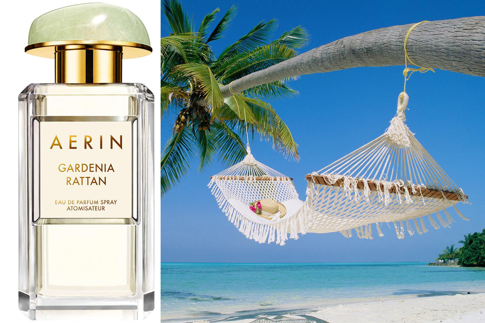 На фото туалетная вода Gardenia Rattan от Aerin Lauder