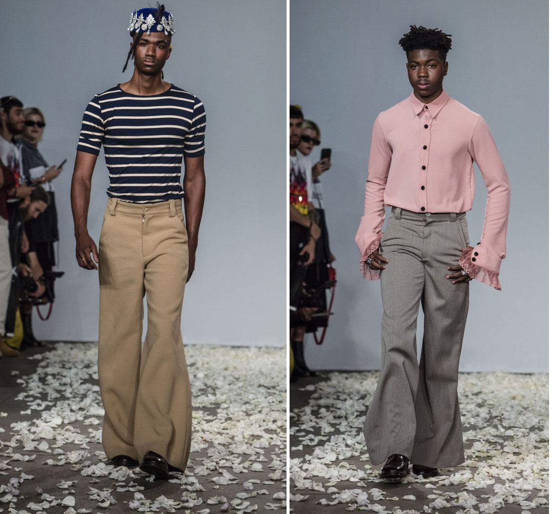 Мужская одежда фото мода 2018: Kenneth Nicholson, Reconstruct, Bode на неделе моды NYFW Spring 2018/2019